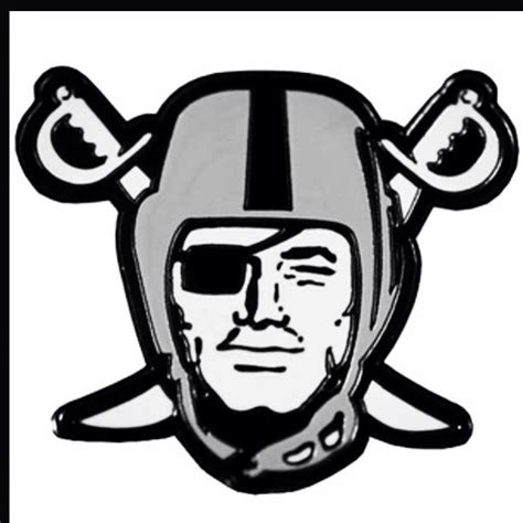 Old school logo | Raiders, Raiders football, Raider nation