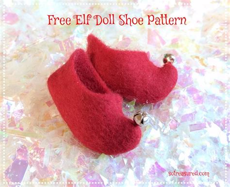 Free Elf Shoe Pattern in 2021 | Doll shoe patterns, Elf shoes, Doll ...