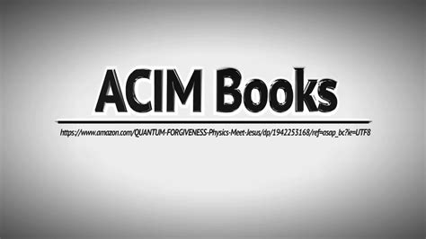 AMAZON BOOKS VIDEO | ACIM Books | AMAZON ACIM Books - YouTube