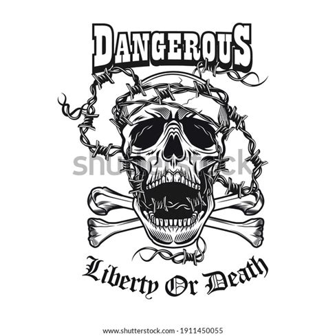 Liberty Death Tattoo Design Monochrome Element Stock Vector (Royalty Free) 1911450055 | Shutterstock