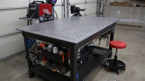 Homemade Welding Fixture Table Workbench built from scratch