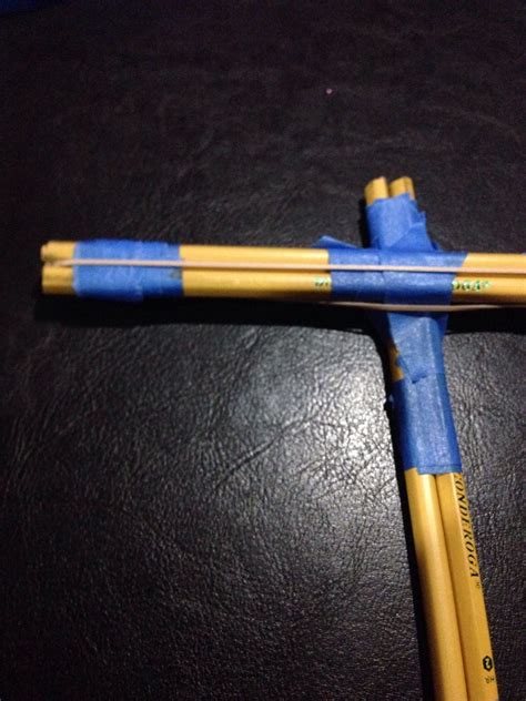 How to make a rubber band crossbow - B+C Guides