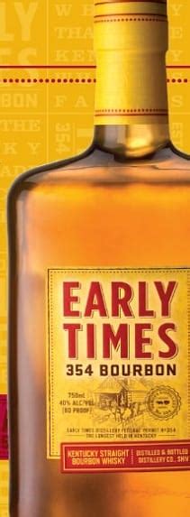 VIDEO: Early Times 354 Bourbon Launch and Review with Master Distiller ...