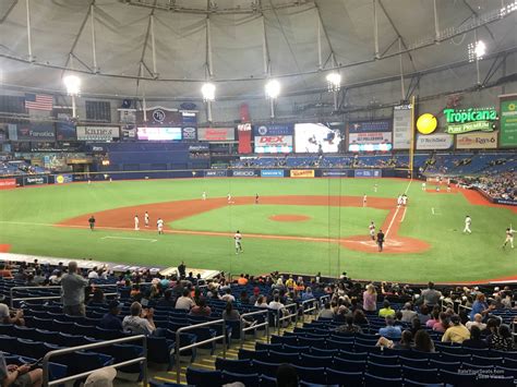 Section 107 at Tropicana Field - Tampa Bay Rays - RateYourSeats.com