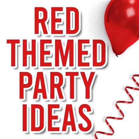 Easy and Fun Red Party Theme Ideas | Parties Made Personal