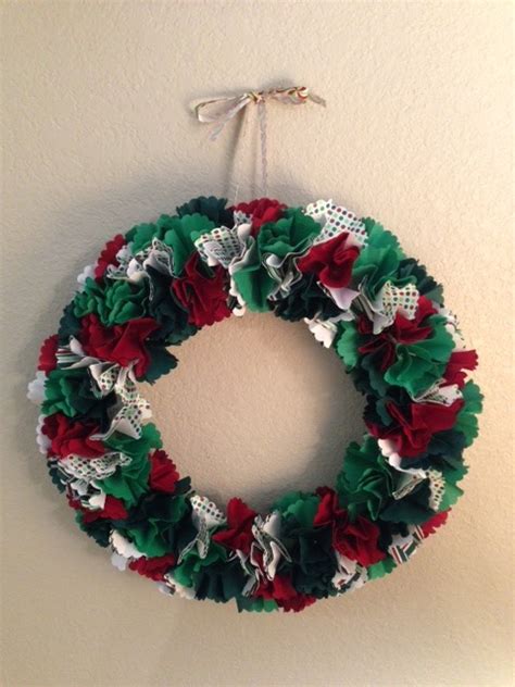 Stems and Hems: Variation on the Bag Wreath