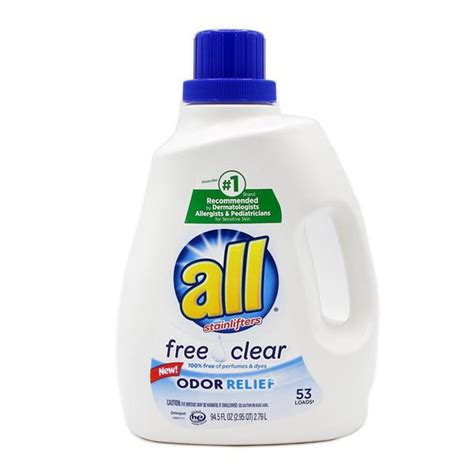 All Free Clear Odor Relief Liquid Laundry Detergent | Hy-Vee Aisles ...