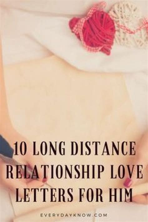 10 Long Distance Relationship Love Letters for Him #relationship | Letters for him, Distance ...