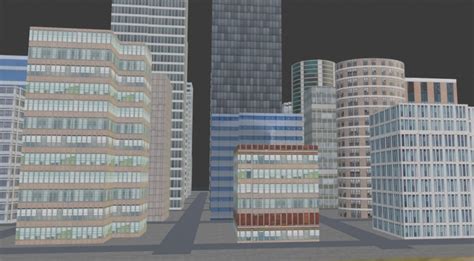 Huge City Free 3D Model - .blend .obj - Free3D