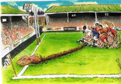 THE TRY By Tim Leatherbarrow | Sports Cartoon | TOONPOOL