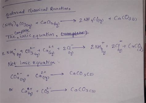 [Solved] Write the balanced NET ionic equation for the reaction when ...