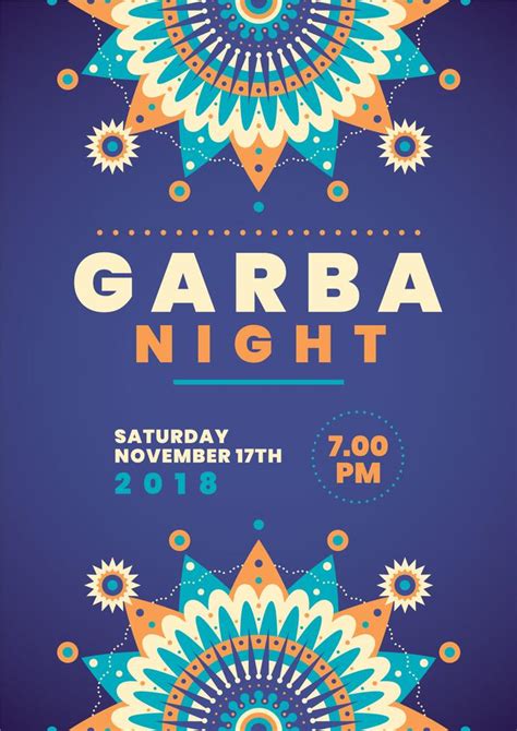 Garba night 240059 Vector Art at Vecteezy