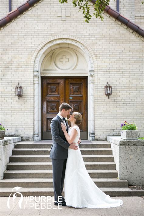 bride and groom at holy trinity catholic church dallas texas - The ...