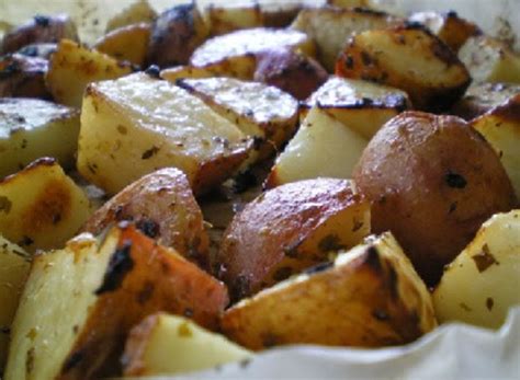 Oven-Roasted Greek Potatoes Recipe by Shalina - CookEatShare