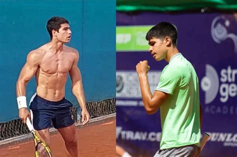 Carlos Alcaraz's body transformation: from skinny to muscular