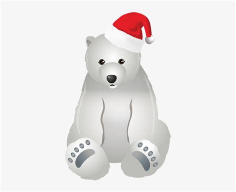 Svg Transparent Christmas Polar Bear Clipart - Polar Bear Christmas PNG ...