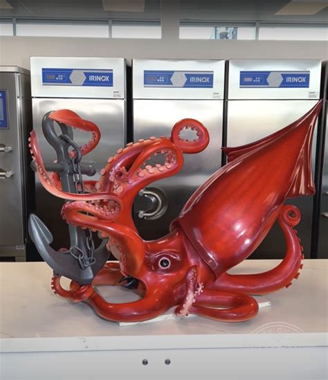 This Giant Squid Sculpture Is Made Entirely Out of Chocolate - Nerdist