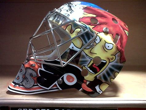 Sideshow Bob featured on Sergei Bobrovsky's new playoff mask - Broad Street Hockey