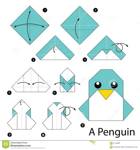 Instrucciones Paso A Paso Cómo Hacer Papiroflexia Un Pingüino ...