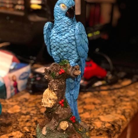 Other | Customize One Of A Kind Blue Parrot Hand Crafted | Poshmark