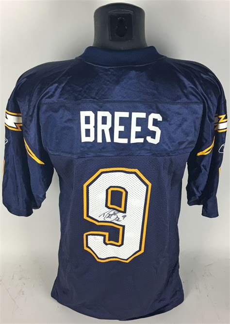 Lot Detail - Drew Brees Rookie-Era Signed Chargers Jersey (JSA)