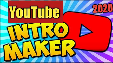 INTRO MAKER FOR YOUTUBE FREE - YouTube