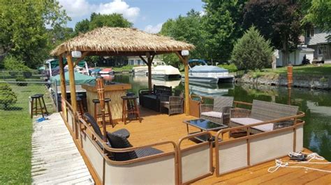 Tiki Bar XL Pontoon – Twin Lakes Boat Rental | Hausboot, Katamaran, Floß