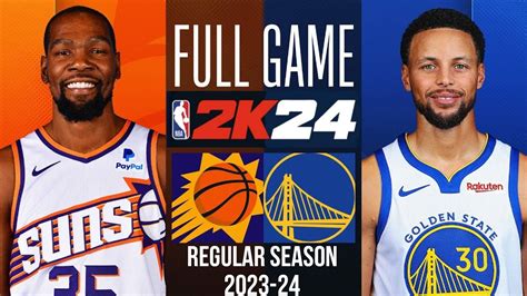 SUNS VS. WARRIORS FULL GAME / October 24, 2023 / NBA TODAY OPENING ...