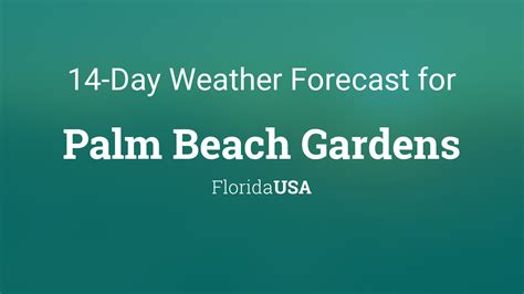 Palm Beach Gardens, Florida, USA 14 day weather forecast