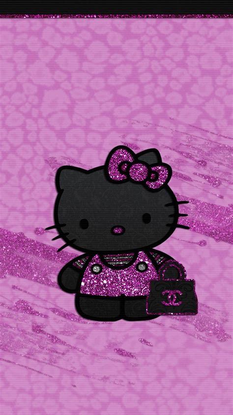 Hello Kitty Glitter Wallpaper