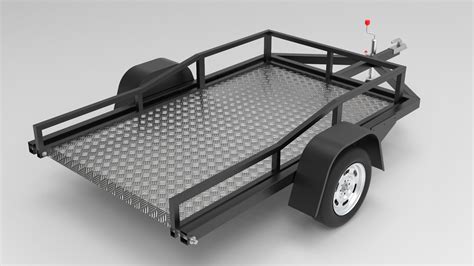 Ramp Less Drop Bed Easy Load Motorcycle Trailer. Plans. PDF. - Etsy ...