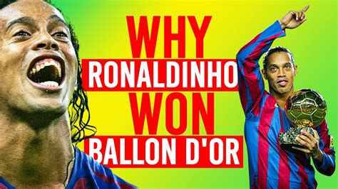 This Is Why Ronaldinho Won the 2005 Ballon D'or - YouTube