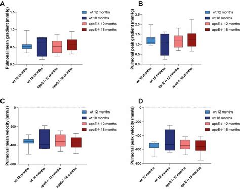 Assessment of pulmonary artery valve gradients. (A) Pulmonal mean ...