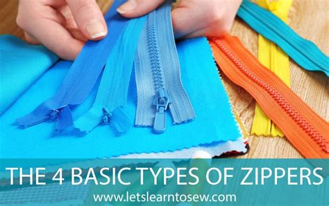 The 4 Basic Types of Zippers in Garment Construction