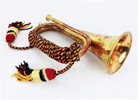 Buy AnNafi® Bugle | Solid Brass And Copper Blowing Bugle | US Signal ...