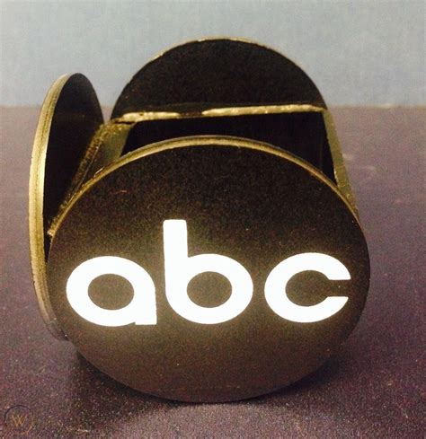 Vintage ABC TV Microphone Flag | #1729111695