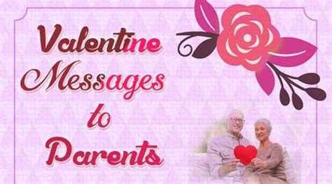 Valentine Day Wishes Messages to Parents ( Mother Father)