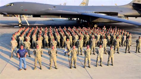 9th Expeditionary Bomb Squadron Completes Tour at Al Udeid Air Base - YouTube