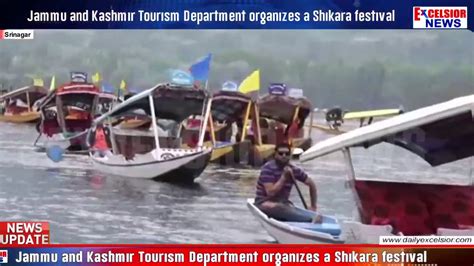 Jammu and Kashmir Tourism Department organizes a Shikara festival ...