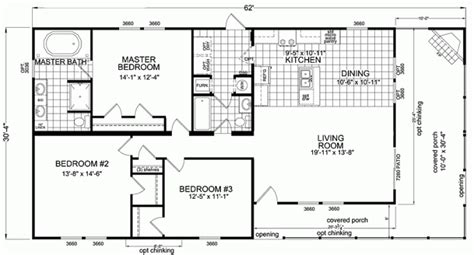 Double Wide Trailer Floor Plans 3 Bedroom - floorplans.click