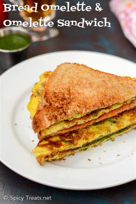 Spicy Treats: Bread Omelette Recipe | Omelette Sandwich Recipe | Easy ...