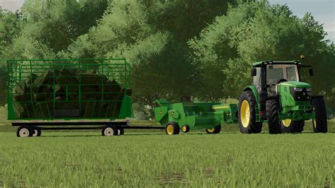 FS22 John Deere 348 Square Baler v1.0.0.0 - FS 22 Implements & Tools Mod Download