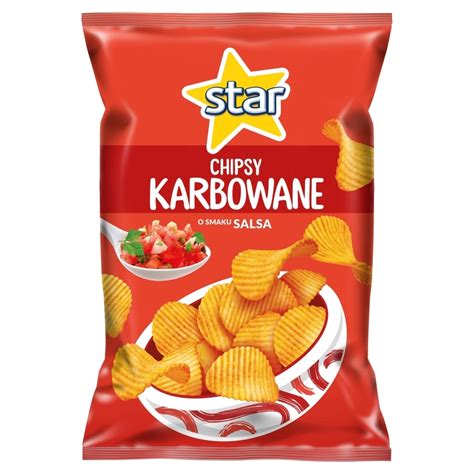 Star Chipsy karbowane o smaku salsa 130 g - 24% TANIEJ! - promocja ...