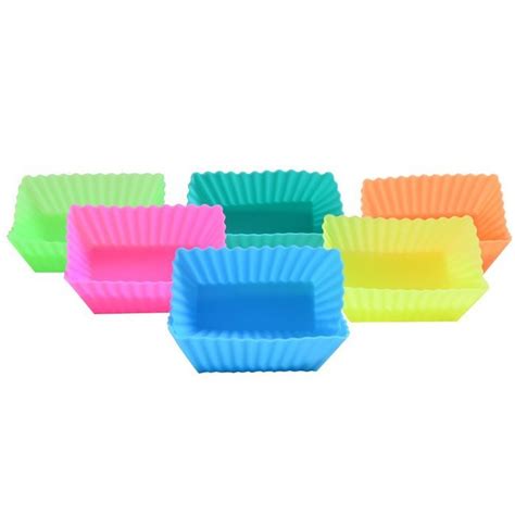 CHICHIC 24 Pack Silicone Baking Cups, Cupcake Holder Set, Cupcake Liners, Baking Molds, Cake ...