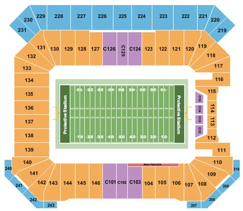 Protective Stadium Seating Chart | Star Tickets