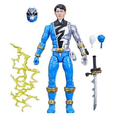 Buy Power Rangers Lightning Collection Dino Fury Blue Ranger 6-Inch Premium Collectible Action ...