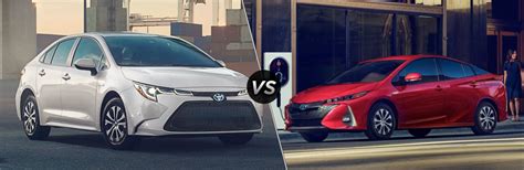 2020 Toyota Corolla Hybrid vs 2020 Toyota Prius Prime