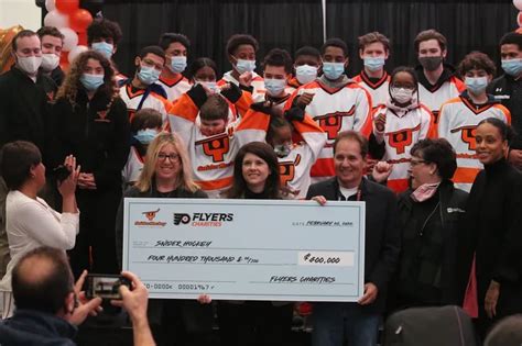 Flyers Charities donates $400K to Ed Snider Youth Hockey Foundation to ...