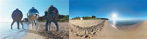 HDRI / 360° beach sardinia in early morning | Openfootage