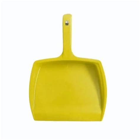 Yellow Plastic Dust Pan, Size: 8inch at Rs 12/piece in New Delhi | ID: 2851940762773